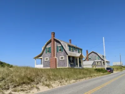 Dutch Colonial style beachfront seasonal cottages