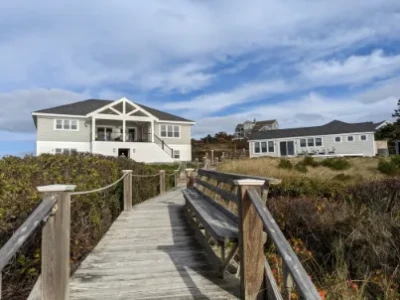 New construction, modern style waterfront multi-dwelling property