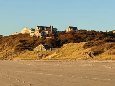 Dune top homes in Truro